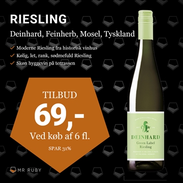 2022 Riesling Feinherb, Deinhard, Mosel, Tyskland